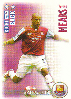 Tyrone Mears West Ham United 2006/07 Shoot Out #326